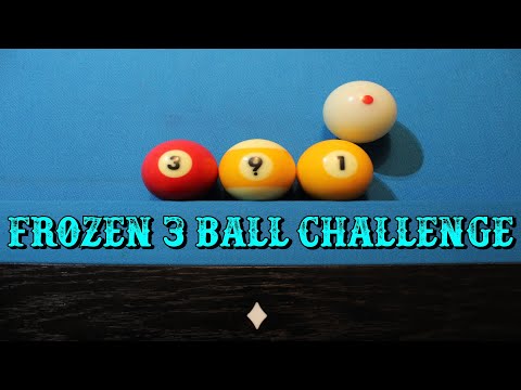 Pool Game Challenge: DrDaveBilliards Frozen Ball Challenge - YouTube
