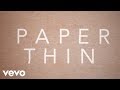 Astrid S - Paper Thin (Lyric Video)