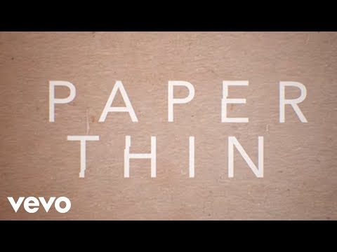 Astrid S - Paper Thin (Lyric Video)