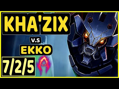 DON ARTS (KHA'ZIX) vs EKKO - 7/2/5 KDA JUNGLE GAMEPLAY - EUW Ranked GRANDMASTER