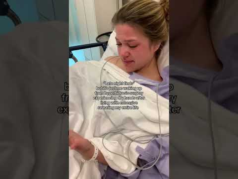 ETS surgery to cure hands of excessive sweating! #hyperhidrosis