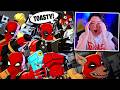 MK EASTER EGGS Marvel Tōkon Fighting Souls Deadpool Blade Loki Trailer REACTION