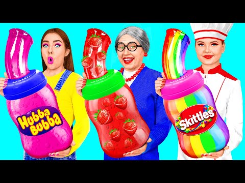 Me vs Grandma Cooking Challenge | Crazy Ideas To Cook by Fun Challenge