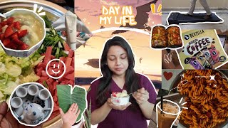 Days in my life: Buying Treadmill, making Korean Kimchi, Vegan Custard | aesthetic vlog India🌿 🇮🇳