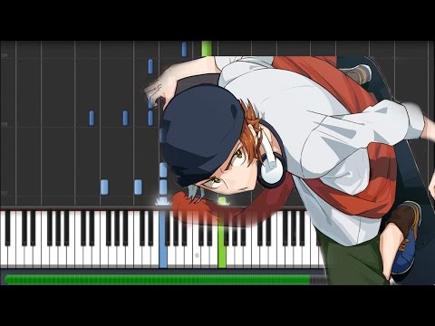 K Project (アニメ「K」): Missing Kings OST - Flame of Red (Piano Synthesia Tutorial + Sheet)