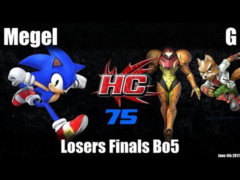 HC75 Smash4 - LF Bo5: Megel (Sonic) vs G (Samus/Fox)