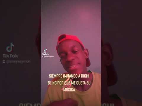 Snay-Saymon imitando la música de Richi Bling