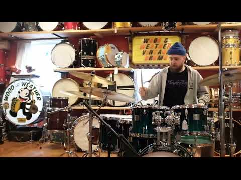 Yamaha Maple Custom Absolute in Sea Blue Fade