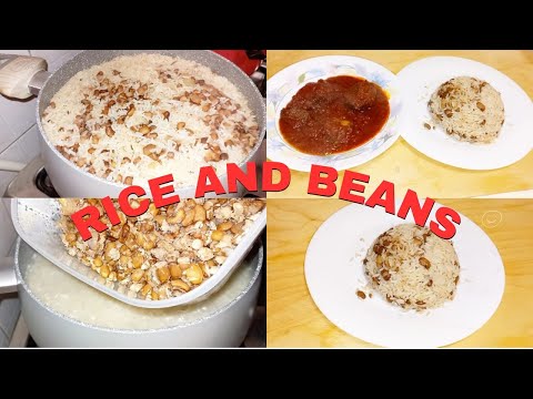 This simple Rice and Beans Recipe Is Something Else : Nigerian Rice & Beans Recipe