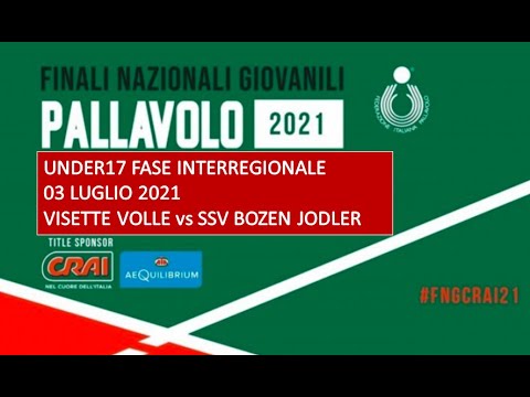 U17 Fase interregionale - CAMPIONATO NAZIONALE -  VISETTE IMOCO VOLLEY vs SS Bozen Jolder