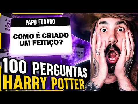 RESPONDENDO 100 PERGUNTAS SOBRE HARRY POTTER | SUPER PAPO FURADO 2