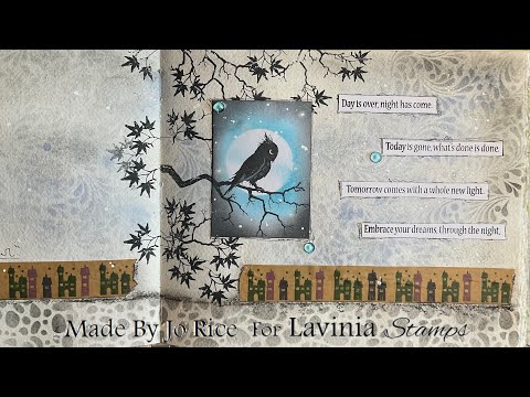 Mindful Monday with The Night Owl by Jo Rice #laviniastamps #journalling