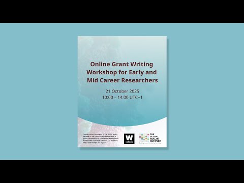 Online Grant Writing Workshop for Early and Mid Career Researchers