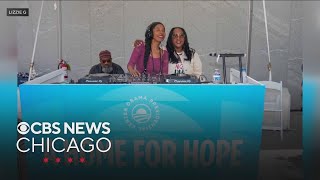 Lizzie G emcees opening weekend performances at Obama Presidential Center