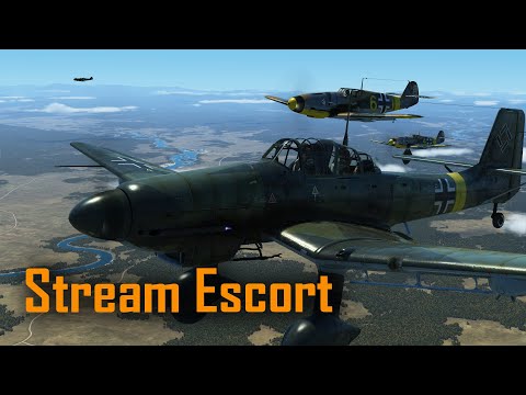 Escorting Streaming Stukas (MAV/MAH)  - IL-2 Great Battles