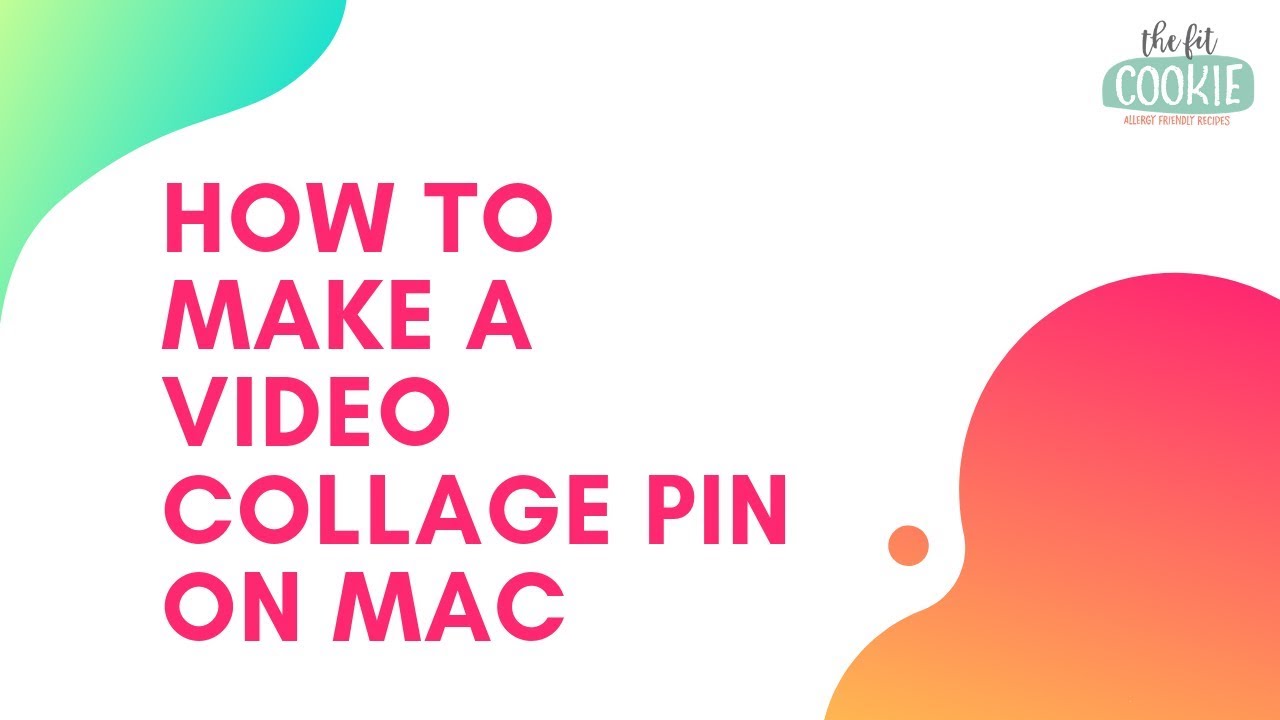 How to make video still image collage pin