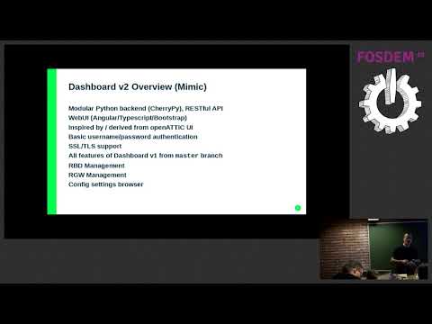 Managing and Monitoring Ceph with the Ceph Manager Dashboard Introduction / Overview and Demo