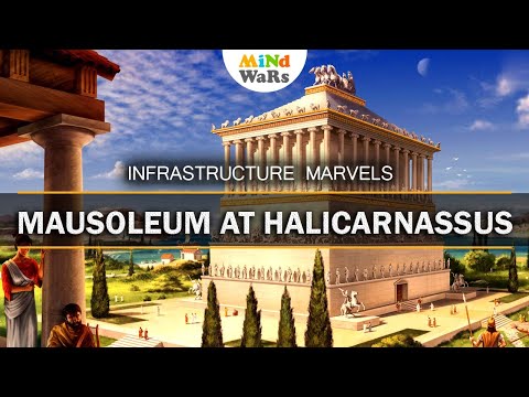 Mausoléu em Halicarnasso | Maravilhas da infraestrutura | Hindi | Guerras mentais