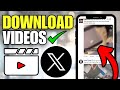How To Download Twitter X Videos On IPhone