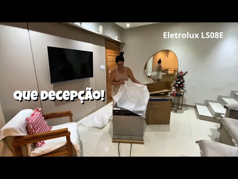 My dishwasher arrived all dented 😭 Electrolux LS08E 8 place settings.