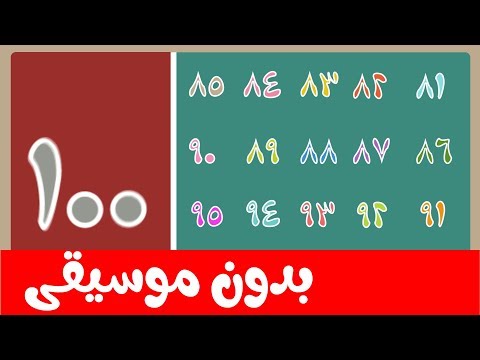 Arabic-indian number song (0-100) no music -   أنشودة الأرقام العربية الهندية والأعداد بدون موسيقى