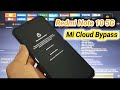Redmi Note 10 5G Mi Account Bypass Remove Frp By Unlocktool Redmi Note 10 5G Disabled Mi Cloud