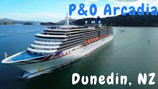 P&O Arcadia, departing Dunedin on a bright sunny afternoon, 27th February 2026