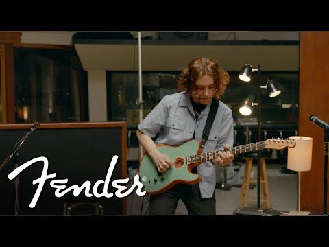 Fender American Acoustasonic Telecaster, Surf Green W/ Bag image 17