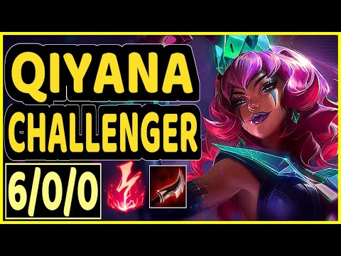 REVENGE (QIYANA) vs RYZE - 6/0/0 KDA TOP CHALLENGER GAMEPLAY - NA
