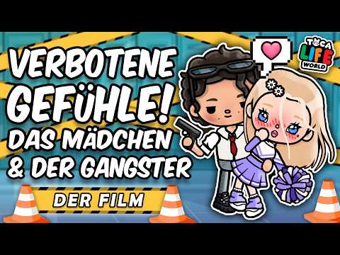 🎥 THE LOVE MOVIE 🍿 THE CHEERLEADER & THE GANGSTER 🖤 STORY ROMANTIC STORY ENGLISH TOCA BOCA