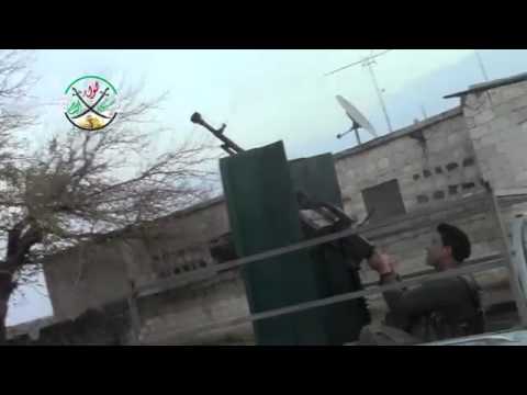 استهداف قوات النظام من قبل لواء سيوف الشام في مطار منغ العسكري في محافظة حلب