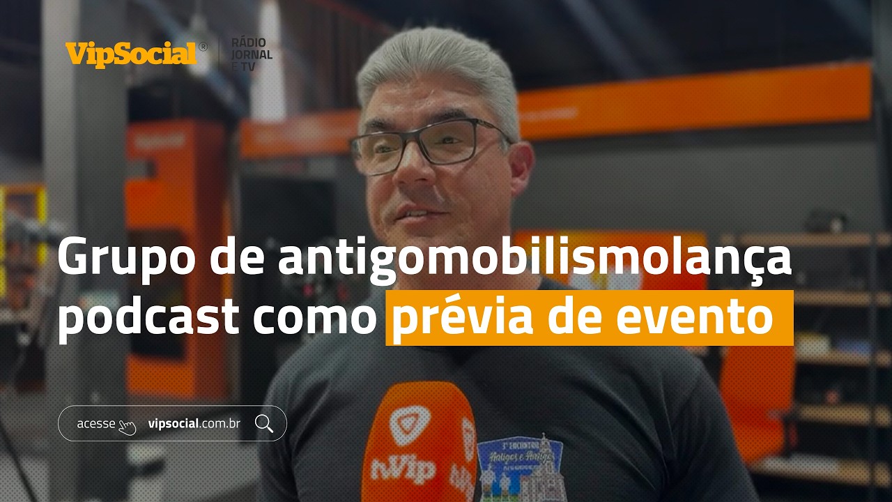 Grupo de antigomobilismo lança podcast como prévia de evento em Tijucas