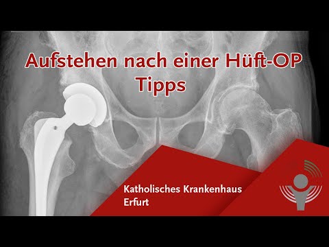 Aufstehen nach einer Hüft-OP