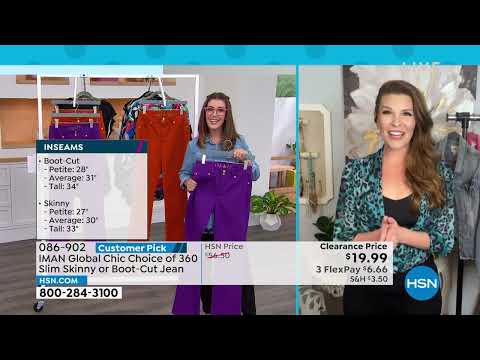 IMAN Global Chic 360 Slim Skinny Jean
