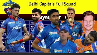 delhi capitals full squad 2021 IPL