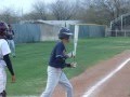Najee  second time at bat a double