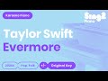 Taylor Swift Bon Iver Evermore Karaoke Piano