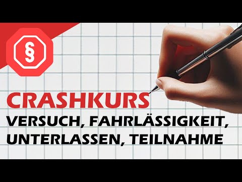 Strafrecht AT II Crashkurs - Zusammenfassung für die Klausur