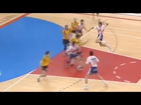 Gol de Mikulic. Copa EHF 1995/96. BMGranollers Donets(UKR). Final-Ida. Granollers.
