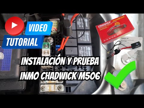 Chadwick m506 immobilizer INSTALLATION and testing STEP BY STEP!