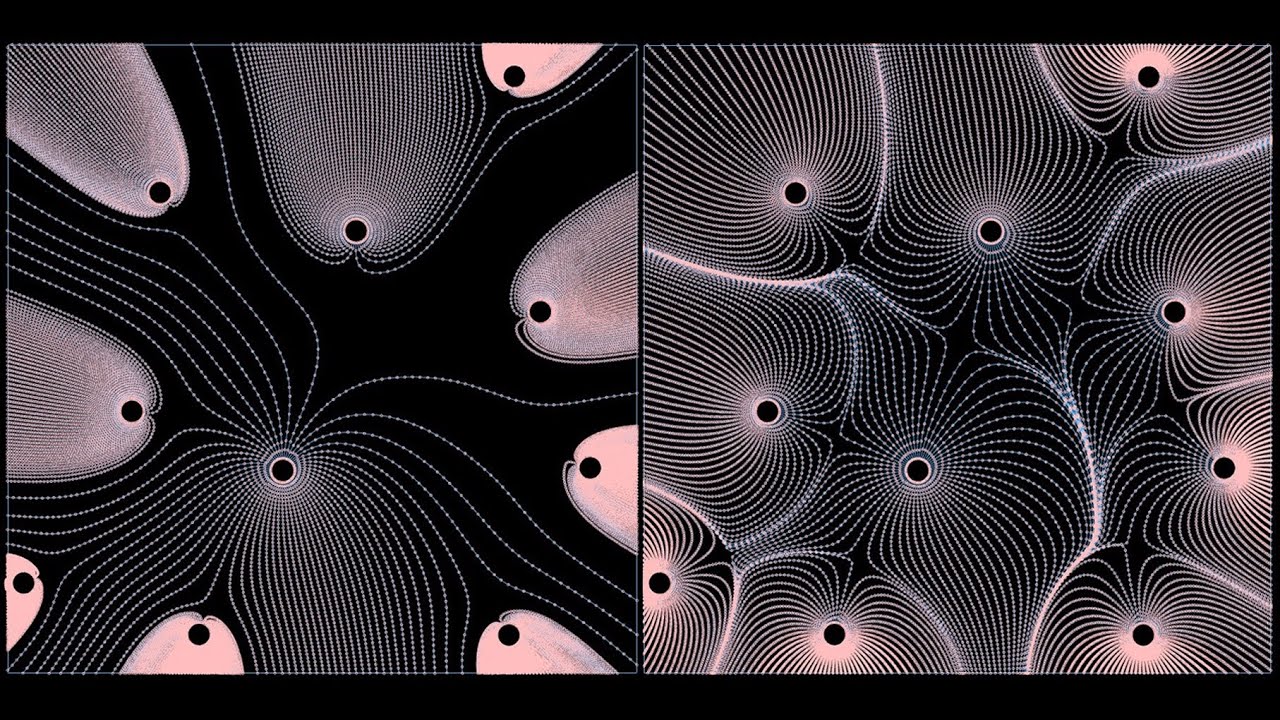 Field Line 2d Pattern - Rhino Grasshopper