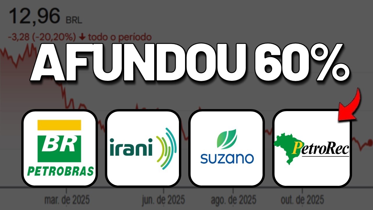 🚨AÇÃO DESABANDO 60%? 15% de DIVIDEND YIELD. PETROBRAS NOVO RECORDE | RESULTADO IRANI (RANI3) e SUZB3