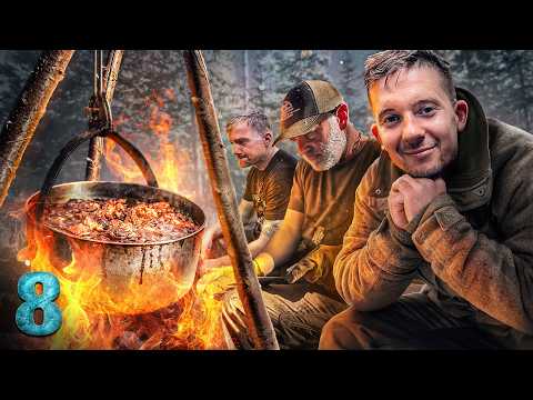 WAPITI GOULASH & TIPI TRUNKS - Episode 8 | HUNT TO SURVIVE 2 | Niklas on fire