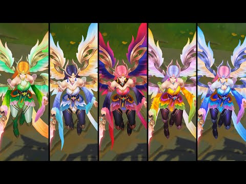 All Immortal Journey Kayle Chromas (League of Legends)