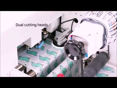 Machine de découpe d'étiquettes en rouleau numérique Valloy Duoblade Petit Pro