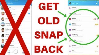 HOW TO GET RID OF THE SNAPCHAT UPDATE  *2018 DE-UPDATE*