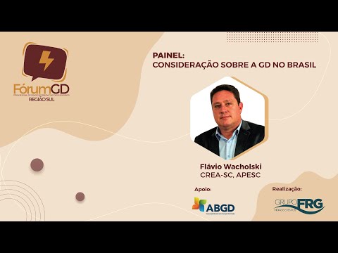 Fórum GD Sul - Palestra Flavio Wacholski/CREA-SC