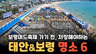 보령머드축제 가기 전, 저장해야 할  태안과 보령의 명소 6곳
