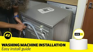 How to Install a Washing Machine