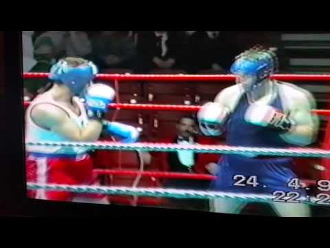 Mick Rutherford in Heavyweight final Army's 1997.